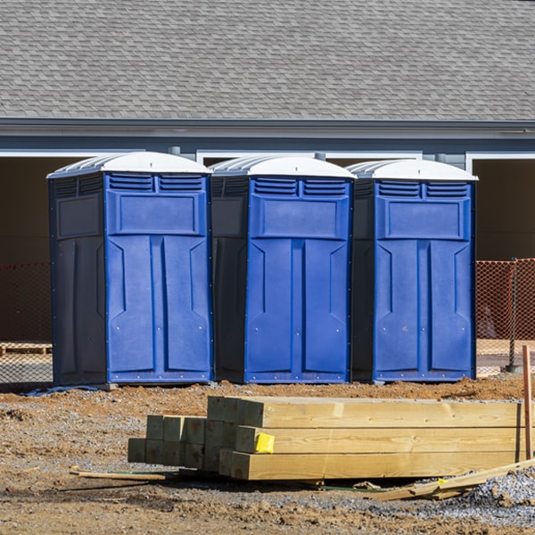 are there any restrictions on what items can be disposed of in the portable toilets in Fords Prairie